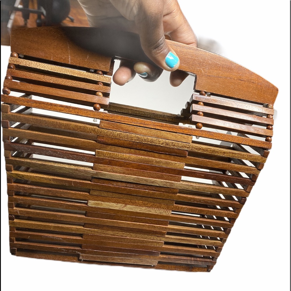 Wood Handbag Clutch Style